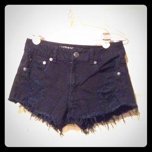 American Eagle outfitters black distressed